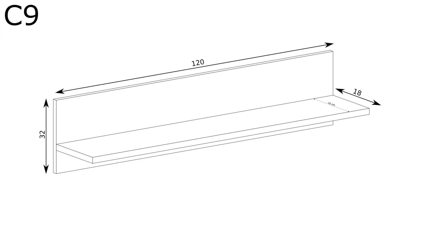 Półka Cali C-9 - Meble Podlewski - Twój dom, twój styl
