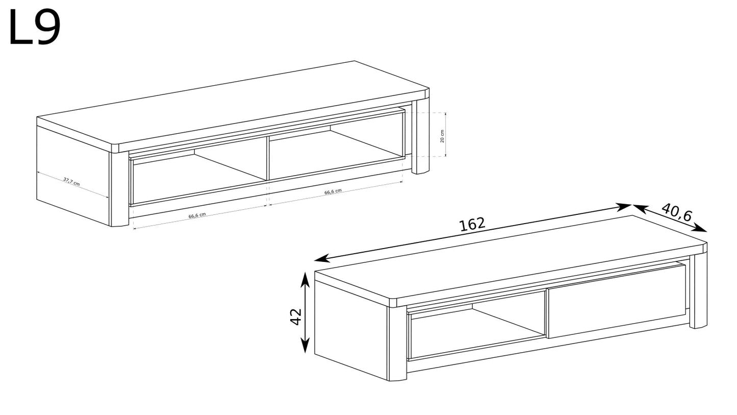 Szafka RTV Livinio L-9 - Meble Podlewski - Twój dom, twój styl